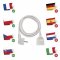 EMOS P0113R PREDLZOVACI KABEL 3 M /1 ZASUVKA /BIELY /PVC /1,5 MM2