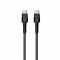 COLORWAY KABEL TYPE-C - TYPE-C (PD FAST CHARGING 65W) 3.0? 1M- CIERNY