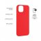 FIXED FIXST-928-RD PRE APPLE IPHONE 14 ZADNY POGUMOVANY KRYT STORY, CERVENY