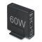 HAMA 201628 RYCHLA STOLNA USB NABIJACKA SO STOJANCEKOM, 2X USB-C PD/QC, 2X USB-A, 60 W