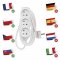EMOS P0311 PREDLZOVACI KABEL 1,5 M/3 ZASUVKY/BIELY/PVC/1 MM2