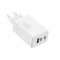 MAXLIFE MXTC-08-65ACC PD QC SIETOVA NABIJACKA 2X USB-C 1X USB 65W BIELA (OEM0101206)