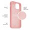 FIXED FIXFL-723-PI PRE APPLE IPHONE 13 ZADNY KRYT FLOW, RUZOVY