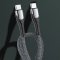 COLORWAY KABEL TYPE-C - TYPE-C (PD FAST CHARGING 65W) 3.0? 2M, SEDY (CW-CBPDCC039-GR)