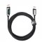 SOLIGHT SSC1802 USB-C KABEL S DISPLEJOM, USB-C KONEKTOR - USB-C KONEKTOR, 100W, 2M