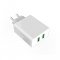 COLORWAY AC NAB. 2XUSB QUICK CHARGE 3.0 (36W) BIELA, (CW-CHS017Q-WT)