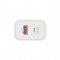 COLORWAY USB CHARGER POWER DELIVERY PORT PPS USB (TYPE-C PD + USB QC3.0) (30W) WHITE (CW-CHS037PD-WT