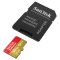 SANDISK 121589 EXTREME MICROSDXC 512 GB + SD ADAPTER 190 MB/S &amp; 130 MB/S A2 C10 V30 UHS-I U3