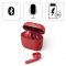 HAMA 184075 BLUETOOTH SLUCHADLA FREEDOM LIGHT, KOSTKY, NABIJACIE PUZDRO, CERVENE