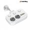 COLORWAY PREDLZOVACI KABEL CW-CHE24PDW (2X220V/3XUSB-A/1XUSB-C) - BIELY