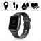 HAMA 178606 FIT WATCH 5910, SPORTOVE HODINKY, VODEODOLNE, GPS, PULZ, KALORIE, KROKOMER ATD., CIERNE
