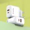 COLORWAY AC NAB. POWER DELIVERY PORT PPS USB (TYPE-C PD + USB QC3.0) (45W) (CW-CHS042PD-WT)