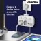 COLORWAY PREDLZOVACI KABEL CW-CHE24PDW (2X220V/3XUSB-A/1XUSB-C) - BIELY