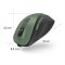 HAMA 173035 BEZDROTOVA OPTICKA MYS MW-500 RECHARGE, NABIJATELNA, TICHA, LESNA ZELENA