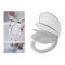 SCHUTTE WC SEDATKOJASMIN, S AUTOMATICKYM KLESANIM SOFT CLOSE, MATERIAL DUROPLAST