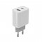 COLORWAY USB CHARGER POWER DELIVERY PORT PPS USB (TYPE-C PD + USB QC3.0) (30W) WHITE (CW-CHS037PD-WT