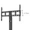 HAMA 220867 STOLNY TV STOJAN, NASTAVITELNY, 32&quot;-65&quot;, 600X400 + darček internetová televízia sweet.tv na mesiac zadarmo