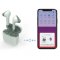 HAMA 184077 BLUETOOTH SLUCHADLA FREEDOM LIGHT, KOSTKY, NABIJACIE PUZDRO, ZELENE