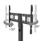 HAMA 220867 STOLNY TV STOJAN, NASTAVITELNY, 32&quot;-65&quot;, 600X400 + darček internetová televízia sweet.tv na mesiac zadarmo
