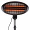 DURAMAXX HOT RODDY, 2000 W, OHRIEVAC NA TERASY, INFRACERVENA LAMPA, KREMEN, 3 STUPNE, 10028606
