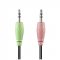 HAMA 139900 PC OFFICE STEREO HEADSET HS-P100, CIERNY