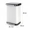 KLARSTEIN TRASH INN, PEDALOVY ODPADKOVY KOS, 50L, PACHOVY FILTER, USLACHTILA OCEL, BIELY, 10035444