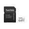 SANDISK MICROSDXC HIGH ENDURANCE VIDEO 64 GB C 10 U3 V30, ADAPTER SDSQQNR-064G-GN6IA