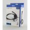 HAMA 139900 PC OFFICE STEREO HEADSET HS-P100, CIERNY