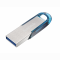 SANDISK ULTRA FLAIR USB 3.0 64GB, TROPICKA MODRA