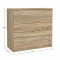 KONDELA Komoda, dub sonoma, GARBO 3
