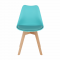 KONDELA Stolička, mentol/buk, BALI 2 NEW