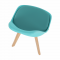 KONDELA Stolička, mentol/buk, BALI 2 NEW