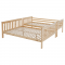 KONDELA Poschodová rozložiteľná posteľ, prírodná borovica, LUINI