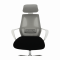KONDELA Kancelárske kreslo, sivá/čierna/biela, TAXIS