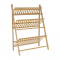 KONDELA Skladací regál, bambus, NEPEL TYP 1 + darček