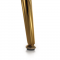 KONDELA Lavica v štýle Art-deco, ružová Velvet látka/gold chróm-zlatý, NOBLIN