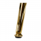 KONDELA Kreslo v štýle Art-deco, horčicová Velvet látka/gold chróm-zlatý, NOBLIN