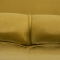 KONDELA Lavica v štýle Art-deco, horčicová Velvet látka/gold chróm-zlatý, NOBLIN