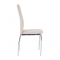KONDELA Jedálenská stolička, béžová Dulux Velvet látka/chróm, OLIVA NEW