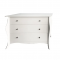 KONDELA Komoda, biela, ELIANA