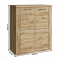 KONDELA Komoda 2D, dub navarra, DORSI