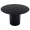 KONDELA Jedálenský stôl, čierna, priemer 120 cm, MAHIR TYP 2