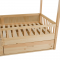 KONDELA Montessori posteľ, 90x200, prírodná, masív, BIANKA