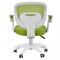 KONDELA Otočná stolička, zelená/biela, TRIXI TYP 2