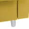 KONDELA Rozkladacia pohovka, žltá, LILANA