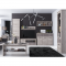 KONDELA Komoda 3D2S, gaštan nairobi/onyx, JESI NEW