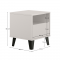 KONDELA Nočný stolík, kašmír, BOGAN NEW 1S