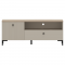 KONDELA TV stolík, sivohnedá Taupe/dub silverjack, DOMCA 1K1S