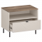 KONDELA Nočný stolík, kašmír/dub castello, EYCO 1S