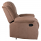 KONDELA Relaxačné polohovacie kreslo, hnedá látka, ASKOY NEW